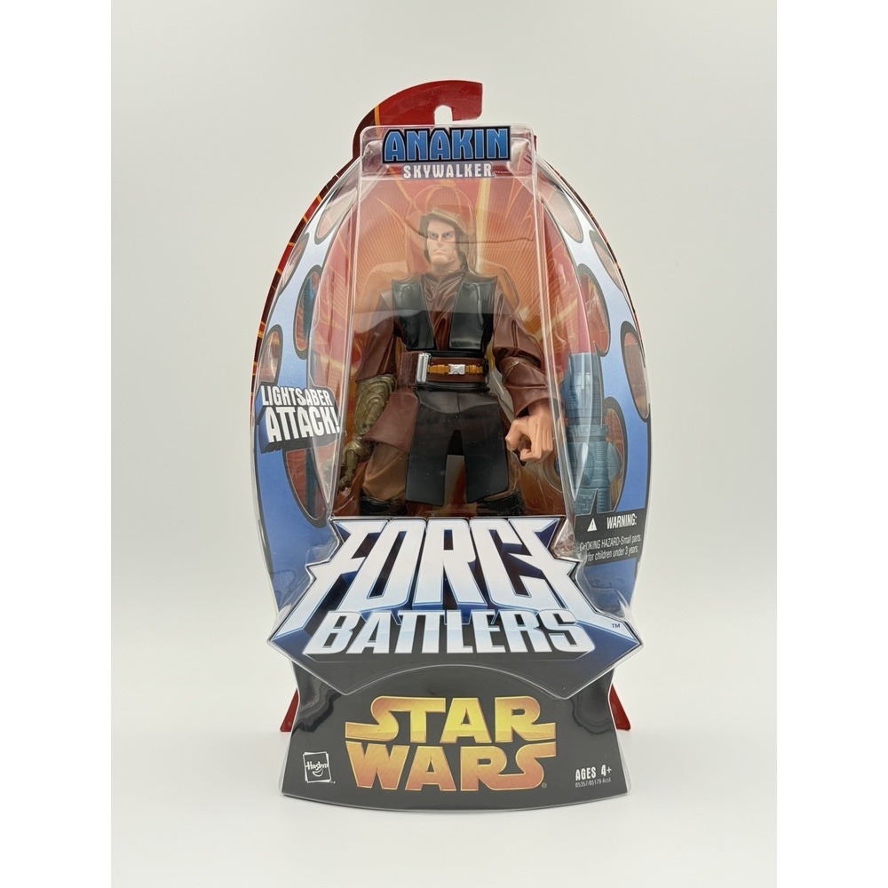 Star Wars Force Battlers Anakin Skywalker Action Figure Hasbro Vintage 2005 New